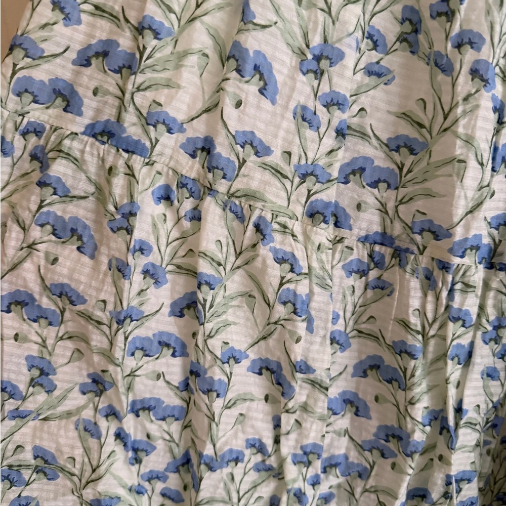 Astr Light Blue & White Floral Square-Neck Maxi Dress - Picture 5 of 5